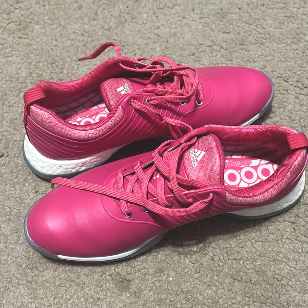Adidas AdiPower 4orged Golf Shoes Size 7.5 Pink
